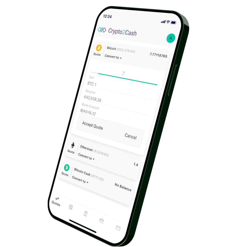 crypto2cash app